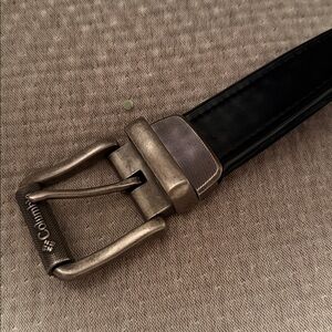 Dark Brown Columbia belt size 38 nwot reversible to black leather
